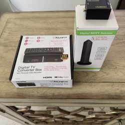 Digital TV Converter Box with Antenna
