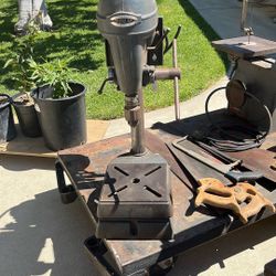 Dunlap Drill Press. With Motor. 