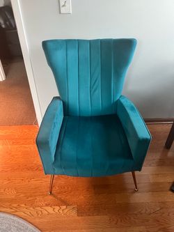 Teal chair