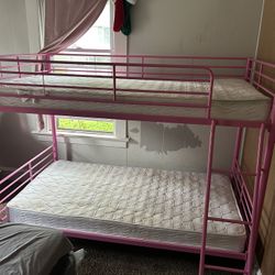 Pink Bunk Bed