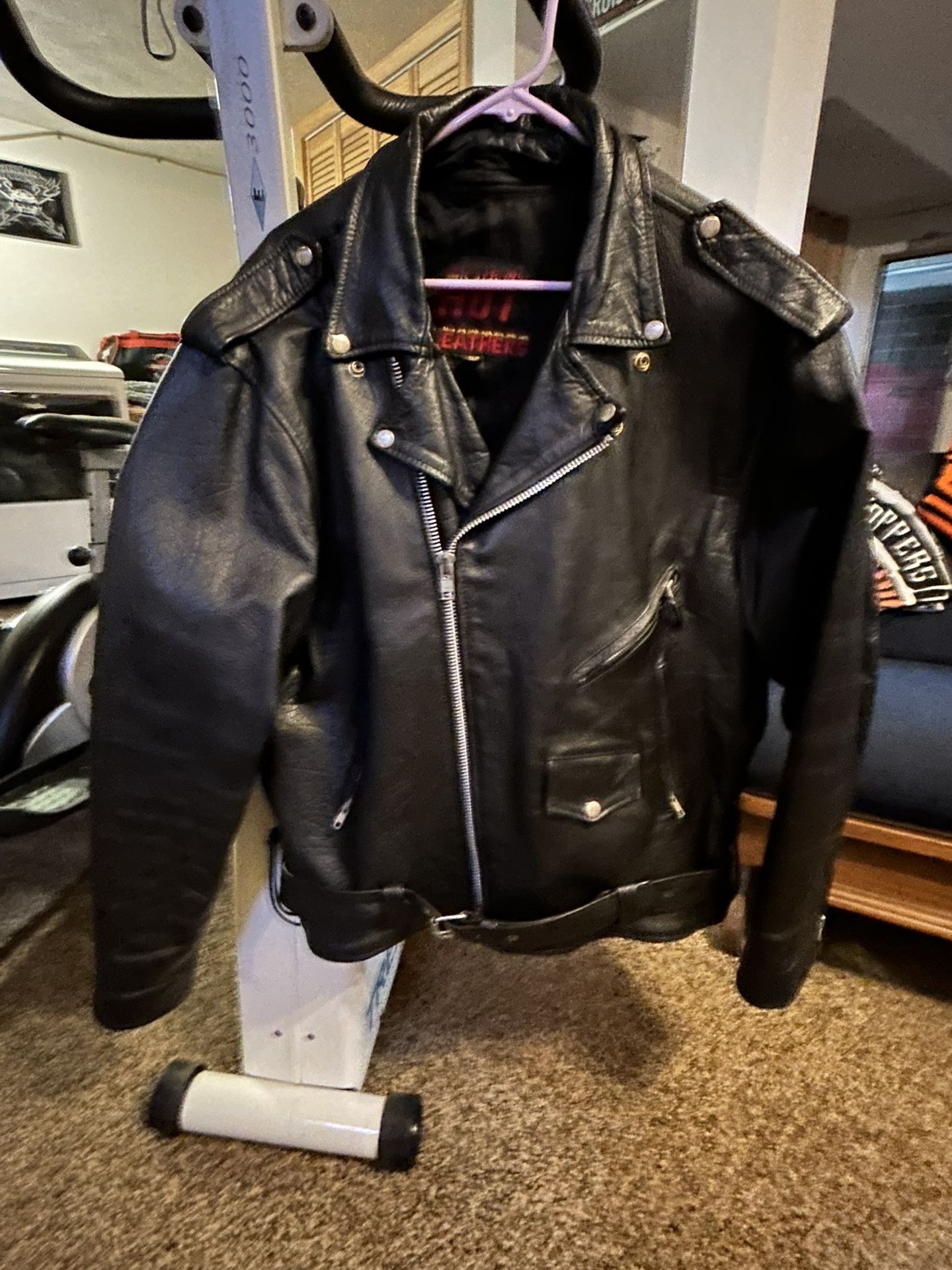 Hot Leathers Motorcycle Jacket Size 52