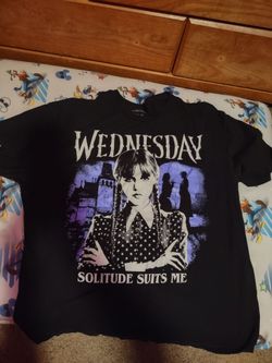 Wednesday and Stranger Things shirts