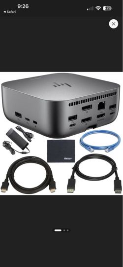 HP Thunderbolt 4 ultra G6 Dock with Accessories