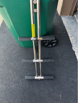 Stainless steel foldable boat ladder