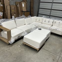 new，8 pieces outdoor patio set （ already Assembled 