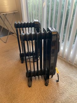 portable oil-filled radiator space heater