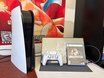 PS5 FAT DISC WITH UNDISPUTED & CUSTOM CONTROLLER