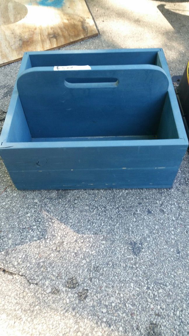 Wood gardener box, tool box , whatever use
