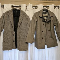 Boys Dress Coats Sz 9-10