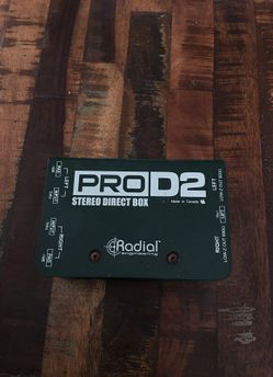Radial engineering pro D2 stereo direct box