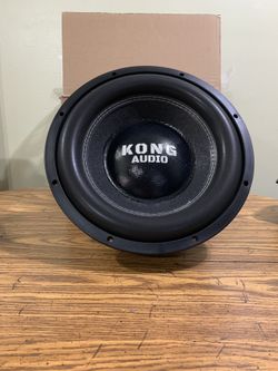 New 12" Kong Audio 2000w Max Power Subwoofer $140 Each