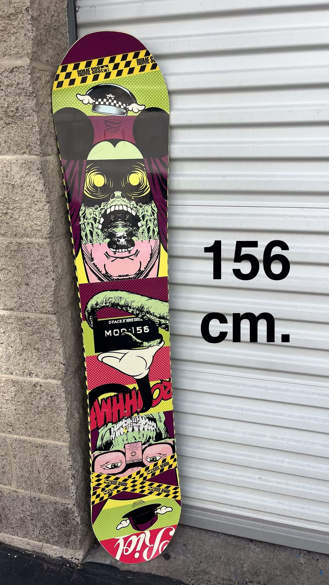 156 cm. Rome Mod CAMBER snowboard