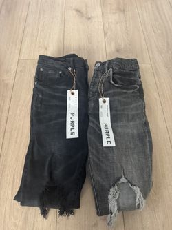 Purple Jeans P002 Black And Grey Size 30