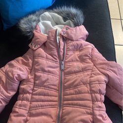 Winter jacket for a little girl to T Calvin Klein