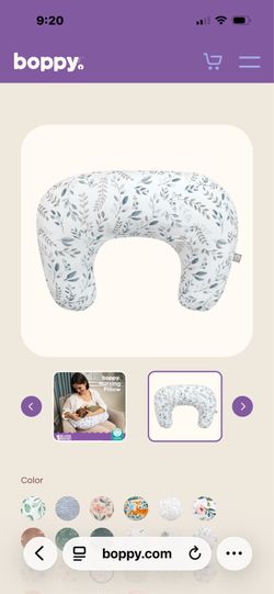 Boppy nursing pillow