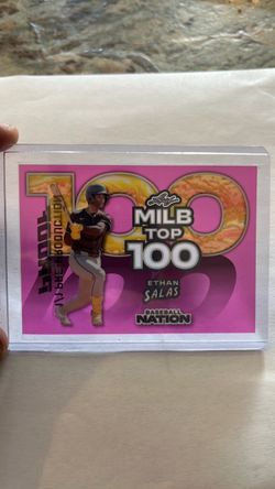 1 of 1 Ethan Salas Leaf MILB Top 100 Baseball Card
