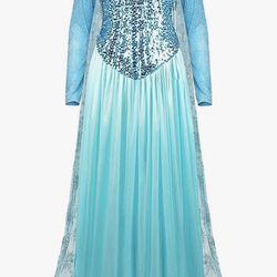 Elsa/Frozen/Queen/Princess/Cosplay Halloween Costume Costume 
