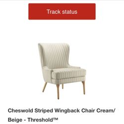 NEW- Cheswold Wingback Chair Threshold.