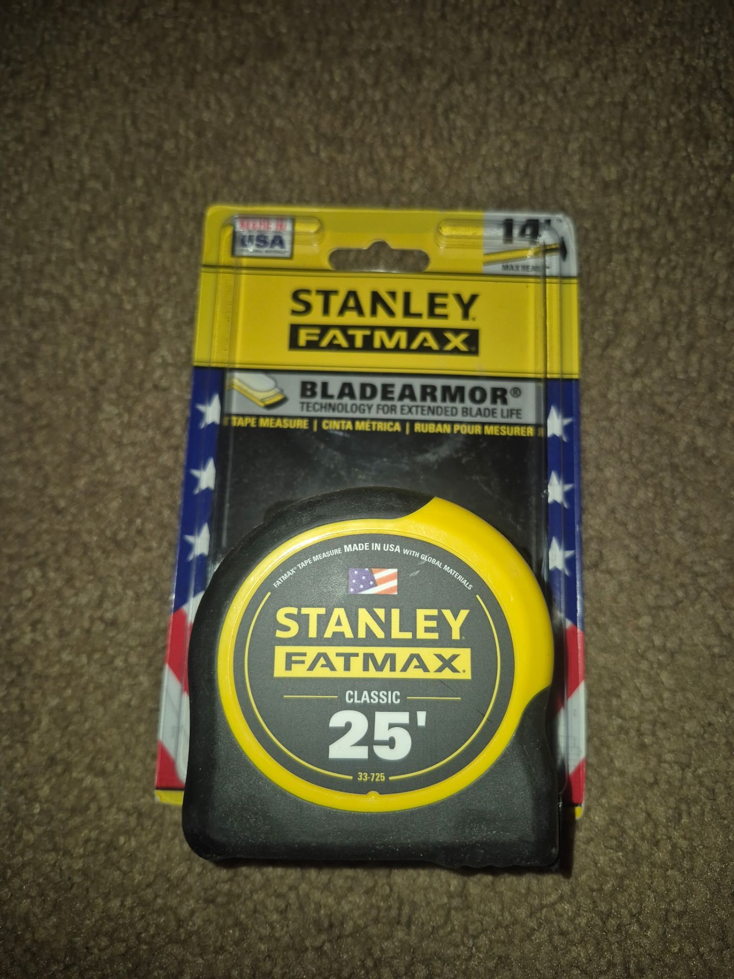 Brand new 25" tape measure