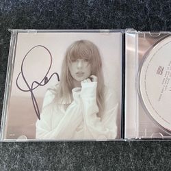 The Tortured Poets Department CD with Hand Signed Photo