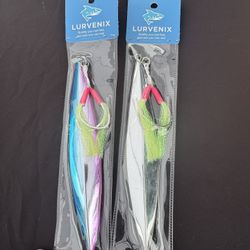 Saltwater Fishing Jig Metal Jig Tuna Jig Slow Pitch Jig 300g Deep Sea Jig Flat Fall Knife Jig Tuna Bomb Glow Tungsten Boat Jigging Shore Casting BKK A