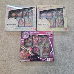 Looking To Sell/trade One Piece Illustration Sets For Sealed Pokémon Card Or Cash