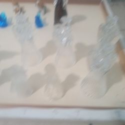 Glass Angel Candle Holders An  E.T.C.