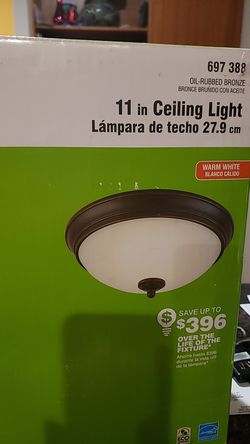Ceiling light in bronze color
