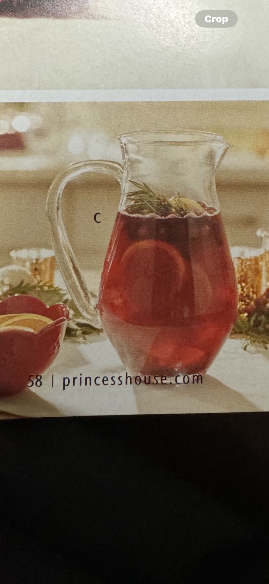 Princess House Pitcher