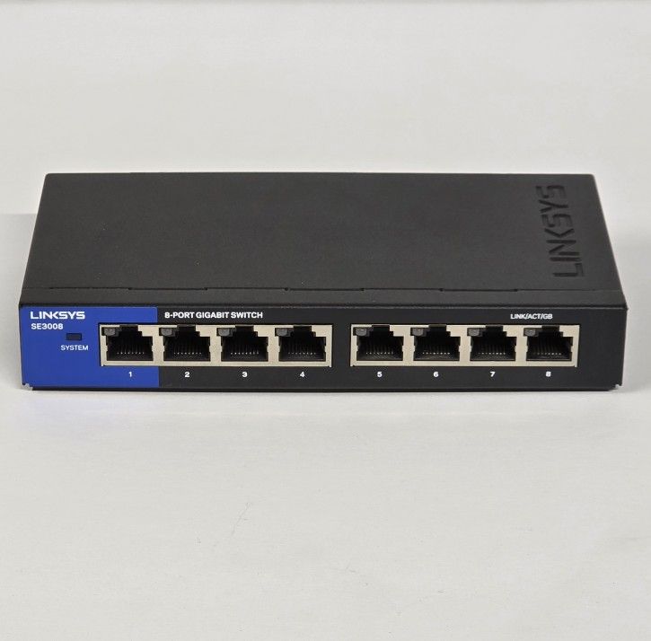 Linksys 8-port Gig Ethernet Unmanaged Switch SE3008 