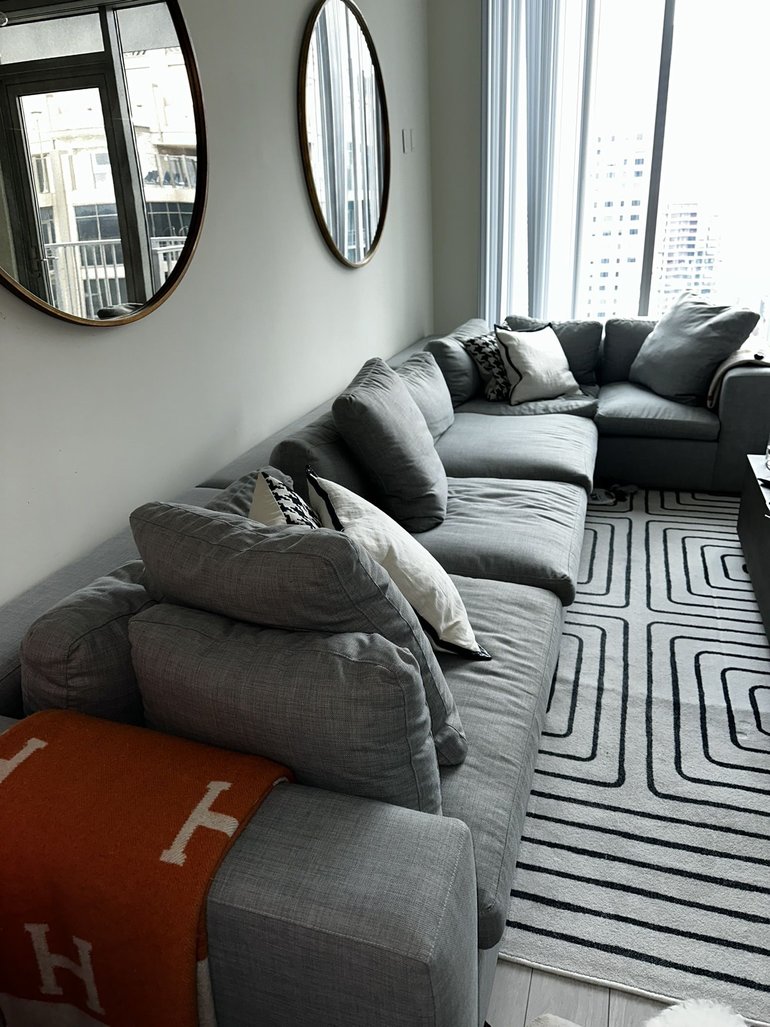 Large Custom Made Sectional