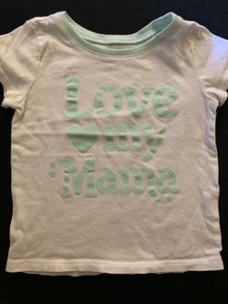 Love my mama shirt size 2T