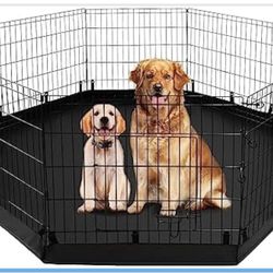 Like new, puppy out grew it quickly  Dog Playpen - 59"L x 59"W x 24"H
