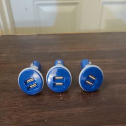 3pcs Car UBS Charger Closeout