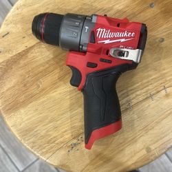Milwaukee M12 FUEL 12V Lithium-Ion Brushless Cordless 1/2 in. Hammer Drill (Tool-Only)