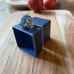 Big Blue Gem Ring
