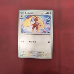 Lopunny PRE Pokemon Card