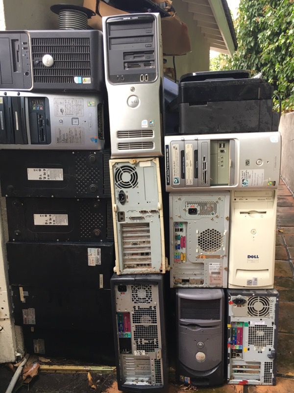 17 computers for parts and keyboard