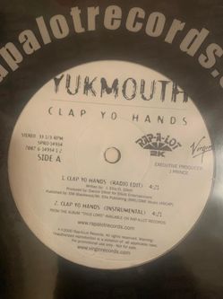 Yukmouth - Clap Yo Hands 12” Vinyl Record