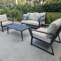 New And Assembled High Quality Aluminum Outdoor Patio Set