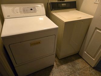 Washer and Dryer white /beige
