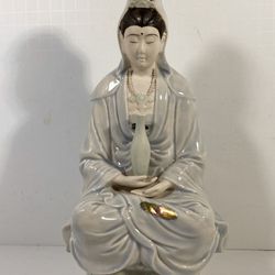 Shiwan Artistic Ceramic Factory China Figurine Statue • Guanyin Bodhisattva