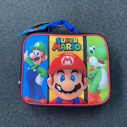 Super Mario Bros insulated lunchbox with handle