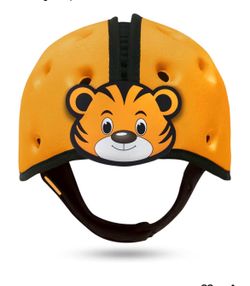 Safe head baby helmet circ. 40-52cm , tiger orange