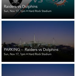 Dolphins 11/17 Parking 