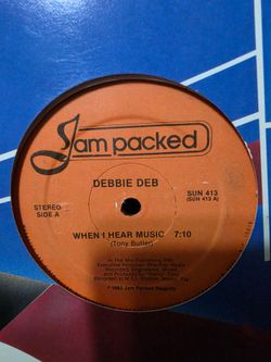 Debbie Deb - when I hear music 12in record