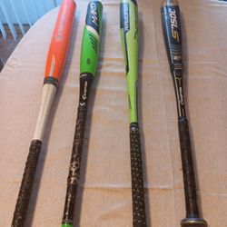 2 USA OFFICIA BASEBALL BAT.. AND 2 EASTON MAKO TORK  -10 FIRM PRICE ON THE PICTURE