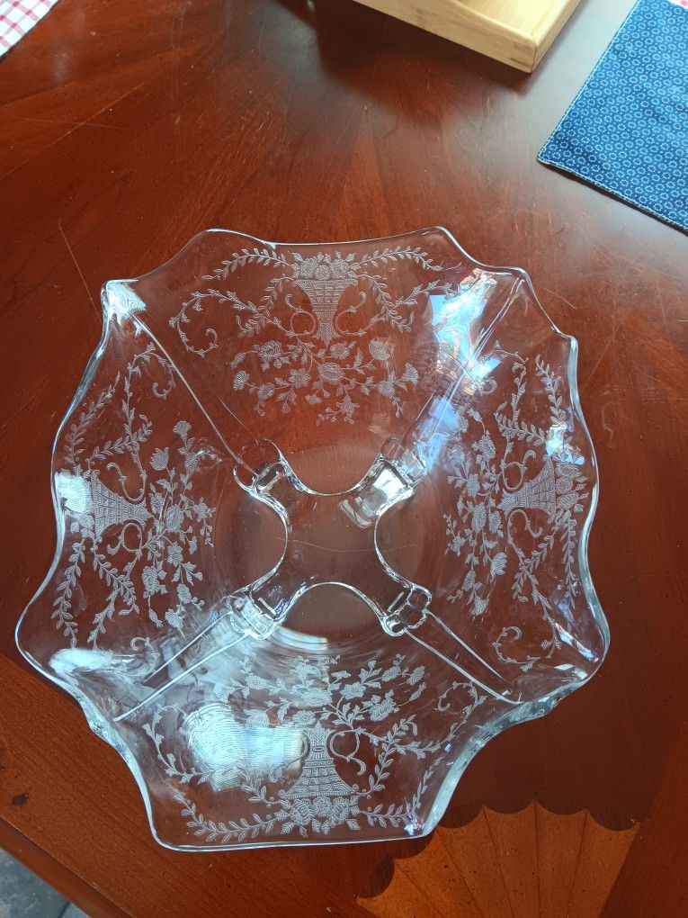Fostoria: Bowl, Platter, Tray