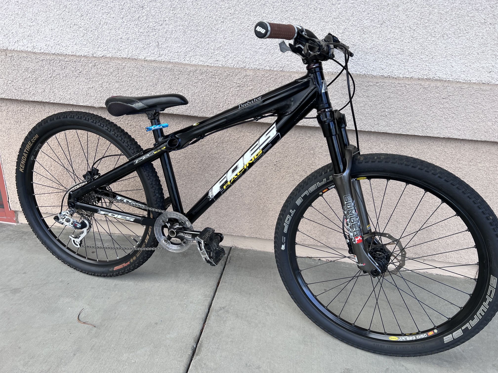 Foes Racing Predator Dirt Jumper Bicycle Pump Track