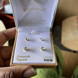 Diamond Earrings 14k Gold